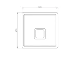 خرید سینک زیرکابینتی کن مدل A4040-R10