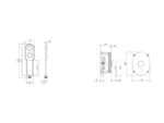 خرید شیر توکار حمام روگن شودر تیپ 2 brass