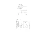 خرید شیر حمام توکار روگن شودر تیپ یک brass