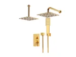 خرید شیر حمام توکار شودر رومر تیپ سه طلایی brass