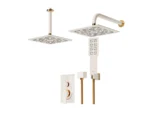 خرید شیر حمام توکار شودر رومر پلاس شیری طلایی تیپ سه brass