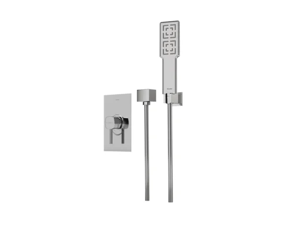 خرید شیر حمام توکار شودر مدل رومر تیپ دو کروم brass