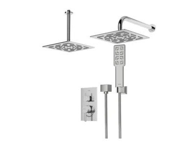 خرید شیر حمام توکار شودر مدل رومر تیپ سه کروم brass