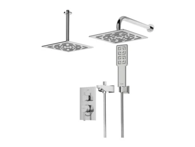 خرید شیر حمام توکار شودر مدل رومر تیپ چهار کروم brass