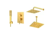 قیمت شیر حمام توکار شودر مدل رومر طلامات تیپ 3 brass