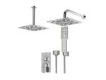 قیمت شیر حمام توکار شودر مدل رومر پلاس کروم تیپ سه brass