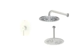 خرید شیر حمام توکار شودر مدل روگن شیری کروم تیپ 1 brass