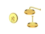 قیمت شیر توکار حمام شودر مدل زیگموند طلایی تیپ 1 brass