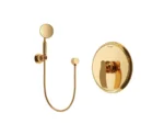 قیمت شیر توکار حمام شودر مدل گلوریس طلایی تیپ 2 brass