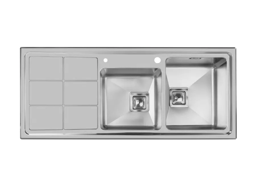 سینک توکار اخوان مدل 304 قیمت سینک اخوان کد 304 توکار لگن راست