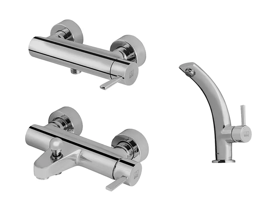 ست شیرآلات kwc مدل زئوس خرید ست شیرآلات kwc مدل زئوس کروم