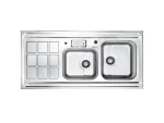 قیمت سینک اخوان کد 364 روکار لگن راست