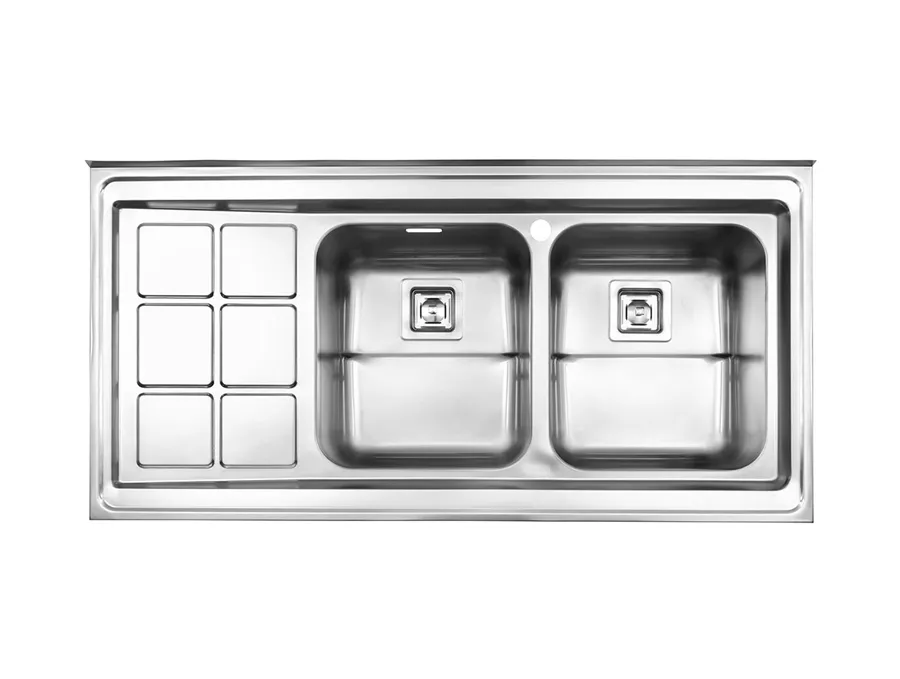 سینک استیل البرز مدل 761 روکار قیمت سینک استیل البرز مدل 761 روکار لگن راست