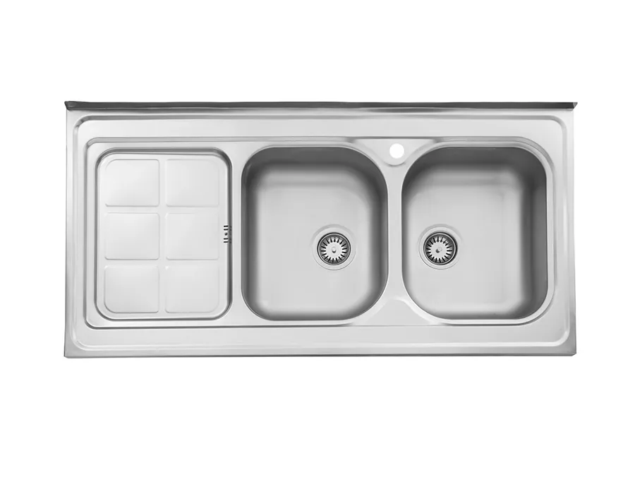 سینک روکار استیل البرز مدل 301 لگن راست قیمت سینک استیل البرز مدل 301 روکار لگن راست