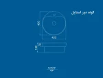 مشخصات روشویی روسنگی چینی کرد الوند دور استایل