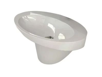 خرید روشویی نیم پایه گلسار مدل الیت دیواری درجه یک