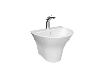 خرید روشویی وال هنگ چینی کرد مدل کانسپت درجه یک دیواری