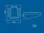 سنگ توالت ایرانی ویکتوریا چینی کرد