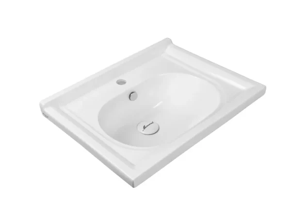خرید سنگ روشویی روکابینتی مروارید مدل ورونا درجه یک 60