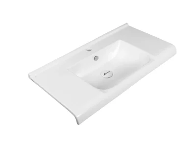 خرید سنگ روشویی روکابینتی مروارید مدل ویستا 90 درجه یک