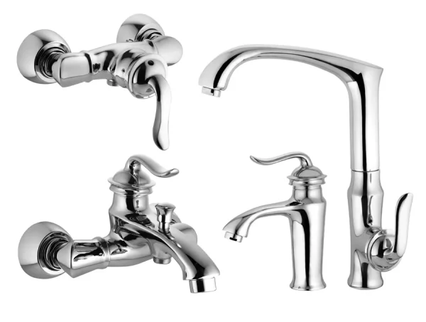 قیمت ست شیرآلات اوج مدل امپریال کروم