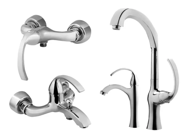 قیمت ست شیرآلات اوج مدل ایوانو کروم