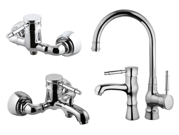 قیمت ست شیرآلات اوج مدل رافائل کروم