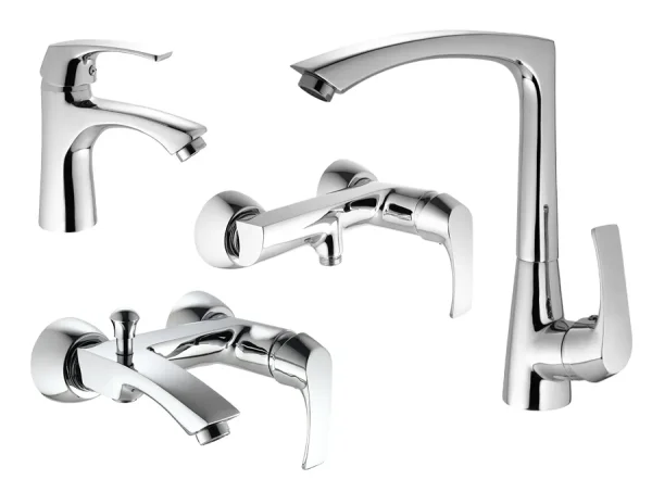 قیمت ست شیرآلات اوج مدل رومانزو کروم