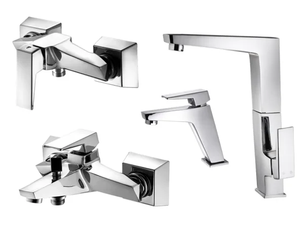 قیمت ست شیرآلات اوج مدل فانتوم کروم