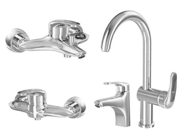 قیمت ست شیرآلات کلار مدل دریا کروم