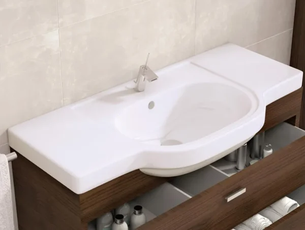قیمت روشویی روکابینتی سینا چینی مدل آلور