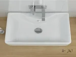 خرید روشویی روسنگی سینا چینی مدل آیلار 50