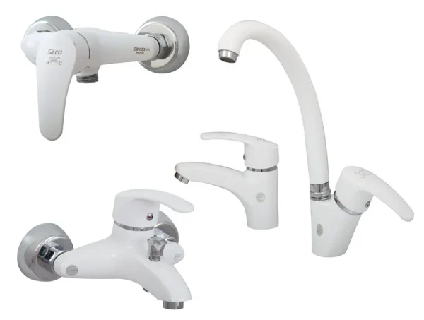 قیمت ست شیرآلات سیتکو مدل 565 سفید کروم