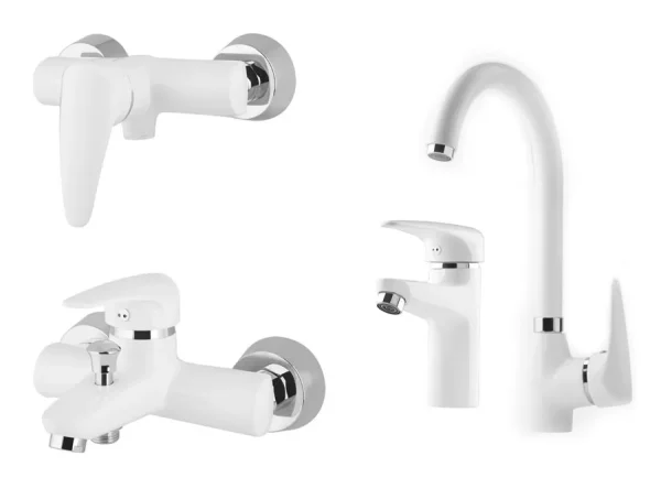 قیمت ست شیرآلات سیتکو مدل 625 سفید کروم