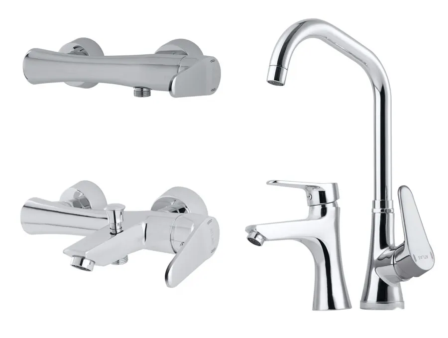 ست شیرآلات سیتکو مدل 760 قیمت ست شیرآلات سیتکو مدل 760 کروم