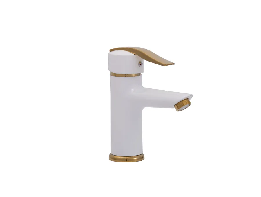 شیر روشویی سیتکو مدل 526 سفید طلایی قیمت شیر روشویی سیتکو مدل 526 سفید طلایی