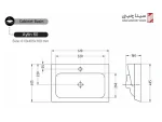 قیمت مشخصات روشویی روکابینتی سیناچینی آیلین