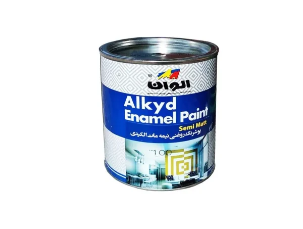 قیمت رنگ روغنی نیمه مات سفید الوان
