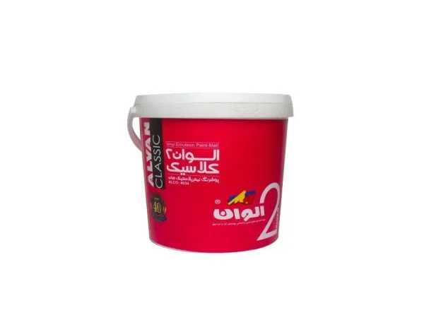 قیمت رنگ نیم پلاستیک مات الوان کلاسیک 2