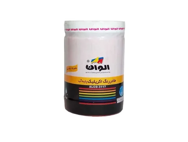 قیمت مادر رنگ اکریلیک الوان سفید متالیک کد 590