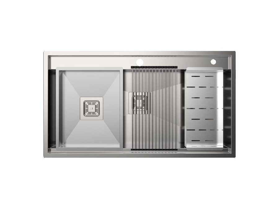 سینک باکسی استیل البرز مدل 955 توکار قیمت سینک باکسی استیل البرز مدل 955 توکار