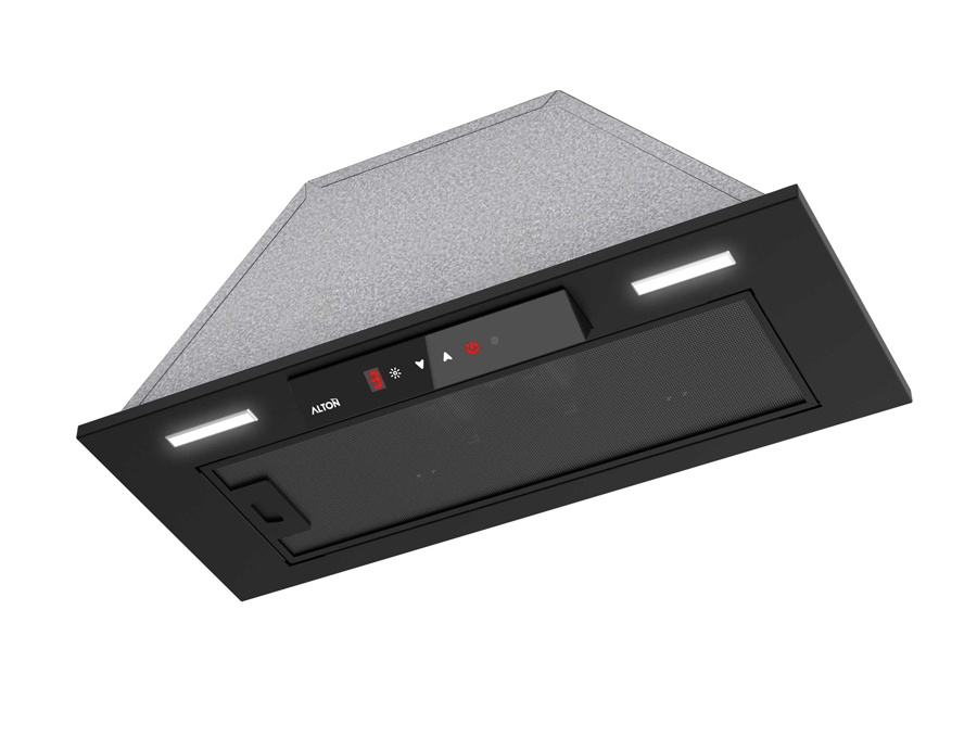 هود مخفی آلتون مدل H707B مشکی خرید هود توکار آلتون مدل H707B مخفی